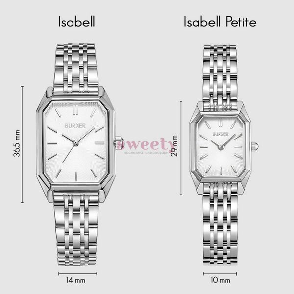 Годинник BURKER Isabell Petite Silver 0406 фото