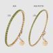 Браслет BURKER Ava Petite Gold Olive Green 0620 фото 3
