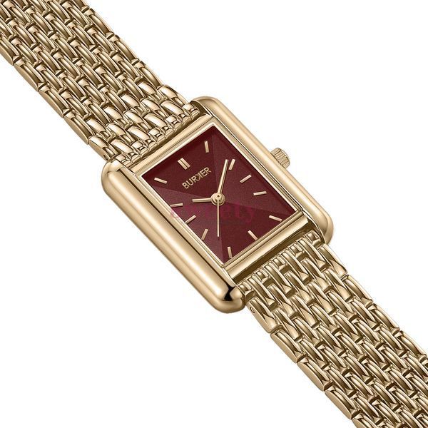 Годинник BURKER Olivia Gold Burgundy 0407 фото