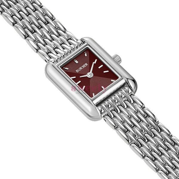 Годинник BURKER Olivia Petite Silver Burgundy 0660 фото