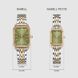 Годинник BURKER Isabell Petite Gold Silver Olive Green 0695 фото 6