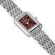 Годинник BURKER Olivia Petite Silver Burgundy 0660 фото 2