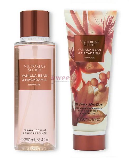 Подарунковий набір Victoria's Secret Vanilla Bean & Macadamia, спрей та лосьйон 0217 фото Подарунковий набір Victoria's Secret Vanilla Bean & Macadamia, спрей та лосьйон 0217 фото