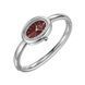 Годинник BURKER Diana Silver Burgundy 0661 фото 2