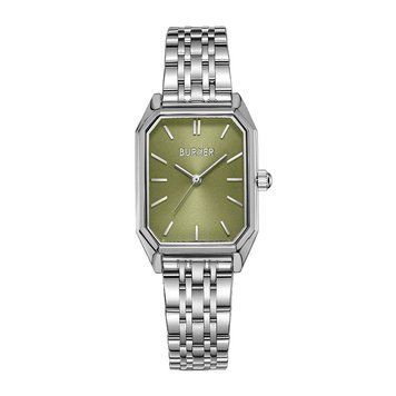 Годинник BURKER Isabell Silver Olive Green 0697 фото
