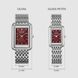 Годинник BURKER Olivia Silver Burgundy 0662 фото 8