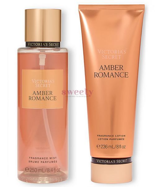 Подарунковий набір Victoria's Secret Amber Romance, спрей та лосьйон 0249 фото Подарунковий набір Victoria's Secret Amber Romance, спрей та лосьйон 0249 фото