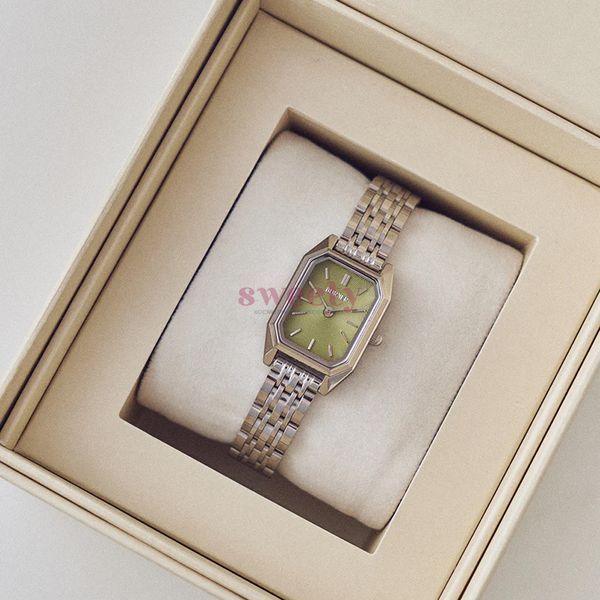 Годинник BURKER Isabell Petite Silver Olive Green 0627 фото