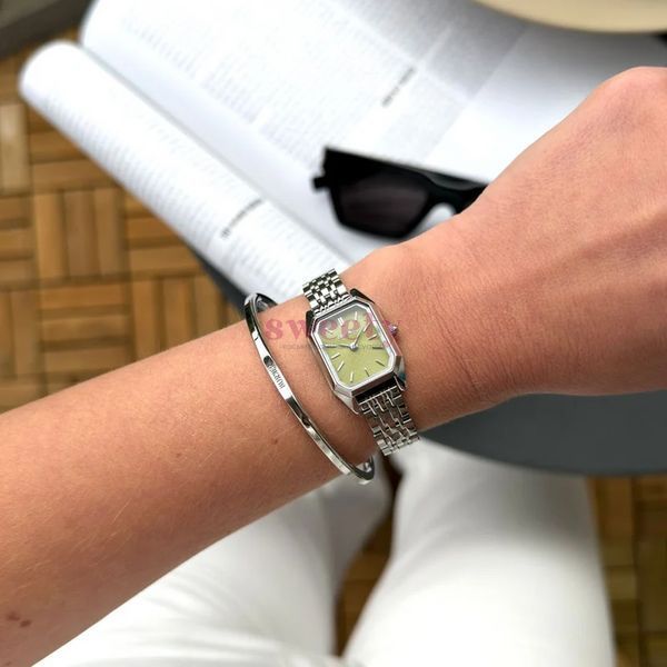 Годинник BURKER Isabell Petite Silver Olive Green 0627 фото