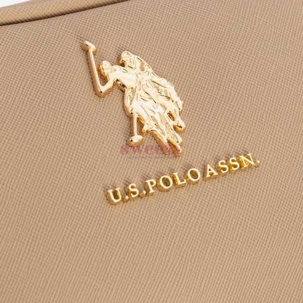 Сумка крос-боді U.S. POLO ASSN. TAUPE бежева 0305 фото