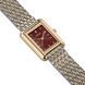 Годинник BURKER Olivia Gold Silver Burgundy 0666 фото 2