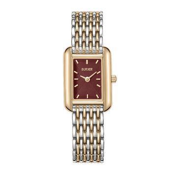 Годинник BURKER Olivia Petite Gold Silver Burgundy 0667 фото
