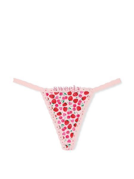 Трусики PINK Cotton V-String Panty 0600 фото