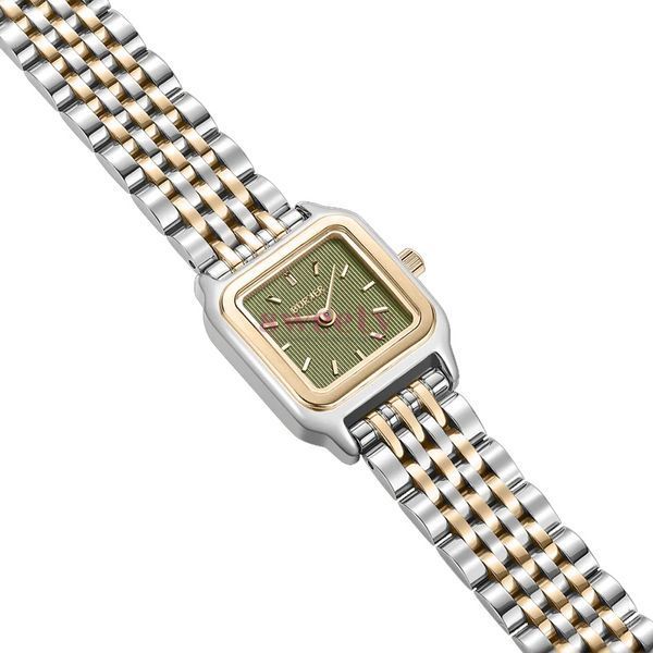 Годинник BURKER Macy Petite Gold Silver Olive Green 0628 фото
