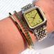 Годинник BURKER Macy Gold Silver Olive Green 0634 фото 8