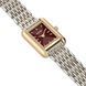Годинник BURKER Olivia Petite Gold Silver Burgundy 0667 фото 2