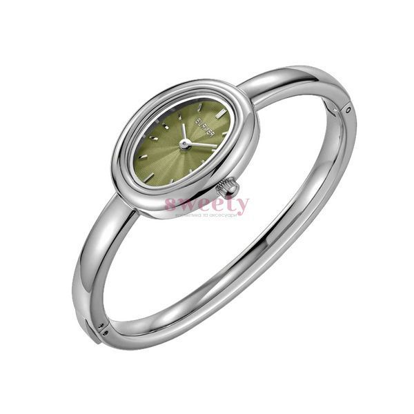 Годинник BURKER Diana Silver Olive Green 0699 фото