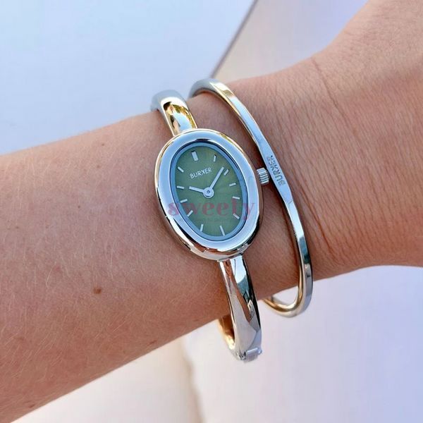 Годинник BURKER Diana Silver Olive Green 0699 фото