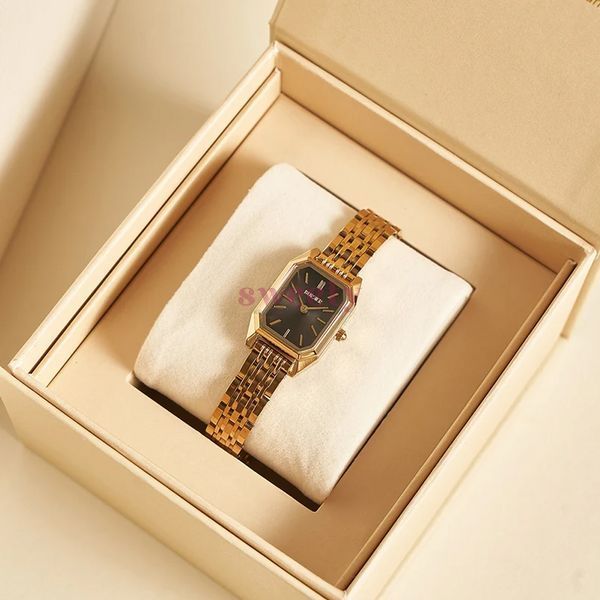 Годинник BURKER Isabell Petite Gold Black 0701 фото