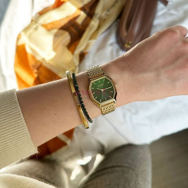 Годинник BURKER Julia Gold Green 0411 фото
