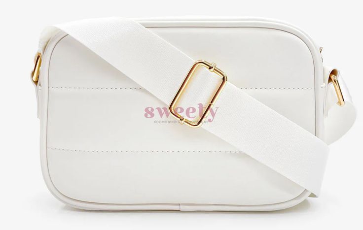 Крос-боді сумка U.S. POLO ASSN. CHANNEL QUILTED біла 0229 фото