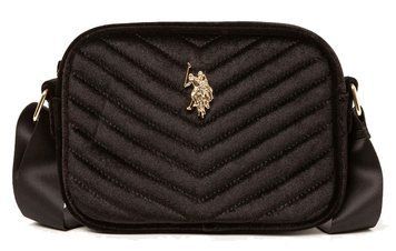 Сумка крос-боді U.S. POLO ASSN. VELVET чорна 0260 фото