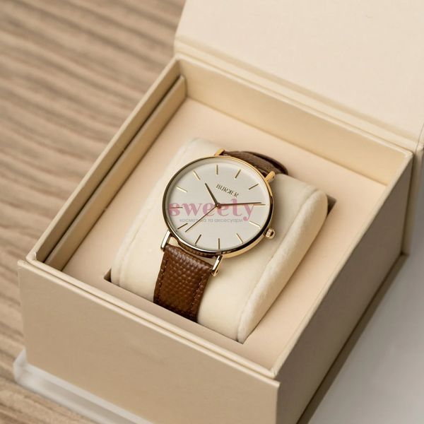Годинник BURKER Ruby Gold Brown Leather 0426 фото