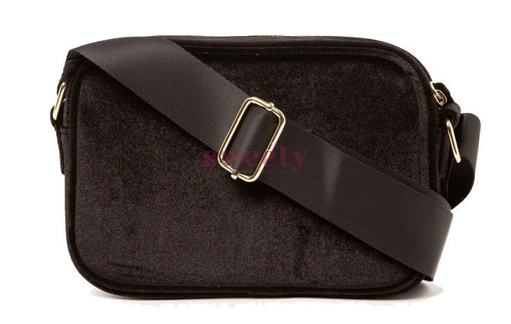 Сумка крос-боді U.S. POLO ASSN. VELVET чорна 0260 фото