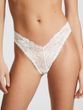Трусики PINK V-Front Brazilian Panty White