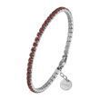 Браслет BURKER Ava Silver Burgundy