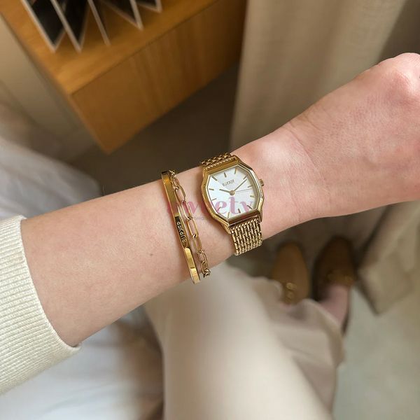Годинник BURKER Julia Gold White 0412 фото