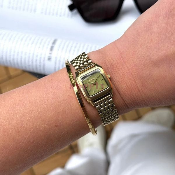 Годинник BURKER Macy Petite Gold Olive Green 0629 фото