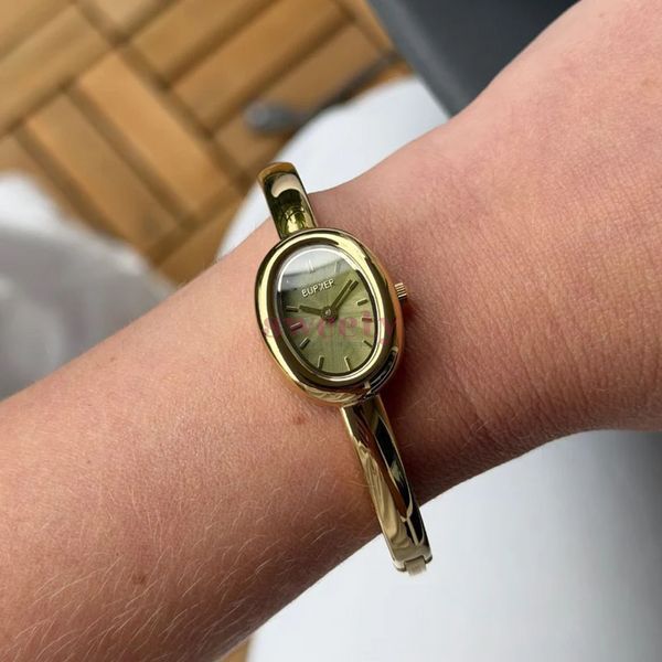 Годинник BURKER Diana Gold Olive Green 0630 фото