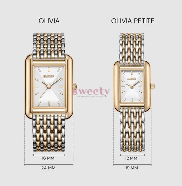 Годинник BURKER Olivia Gold Silver 0462 фото