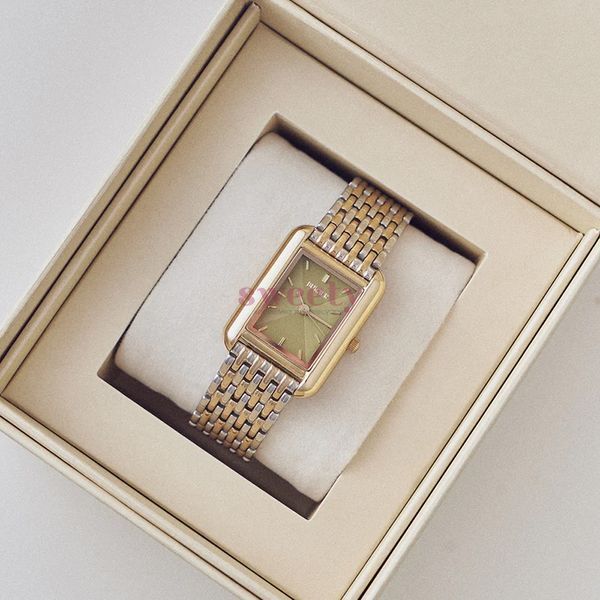 Годинник BURKER Olivia Gold Silver Olive Green 0631 фото