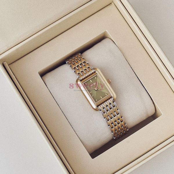 Годинник BURKER Olivia Petite Gold Silver Olive Green 0632 фото