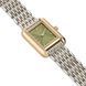 Годинник BURKER Olivia Petite Gold Silver Olive Green 0632 фото 2