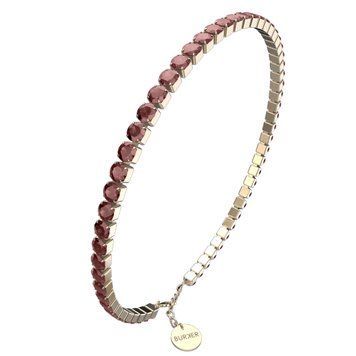 Браслет BURKER Ava Gold Burgundy 0417 фото