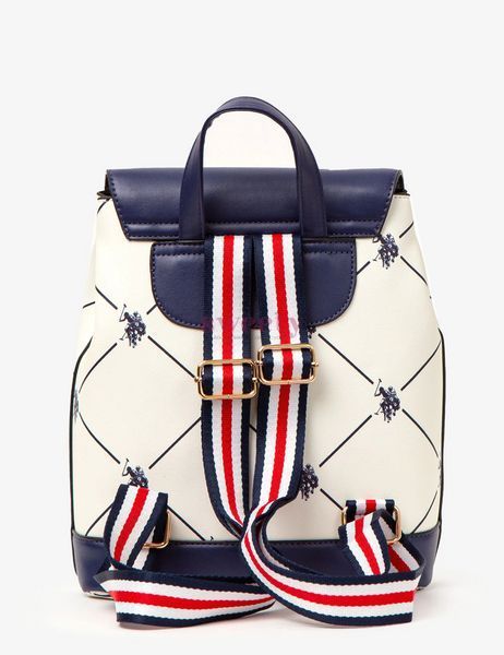 Біло-синій рюкзак U.S. POLO ASSN. HERITAGE BACKPACK 0603 фото