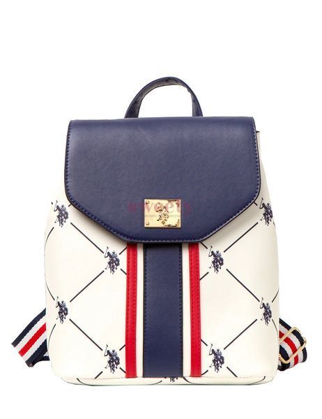 Біло-синій рюкзак U.S. POLO ASSN. HERITAGE BACKPACK 0603 фото