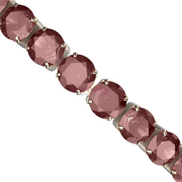 Браслет BURKER Ava Gold Burgundy 0417 фото