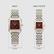 Годинник BURKER Macy Petite Gold Silver Burgundy 0677 фото 5