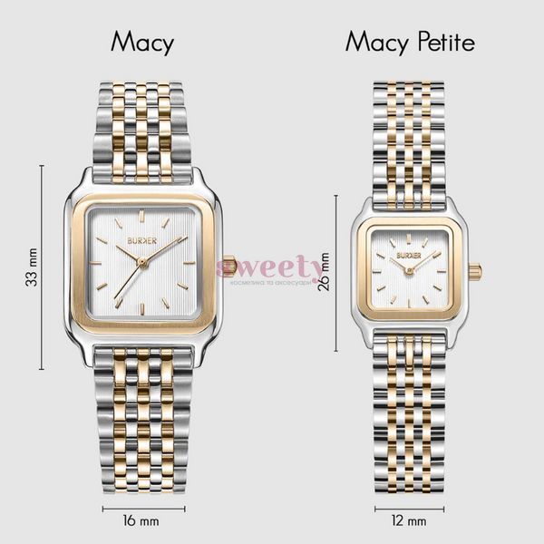 Годинник BURKER Macy Petite Gold Silver 0418 фото