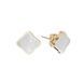 Сережки BURKER Flora Gold White 0515 фото 1