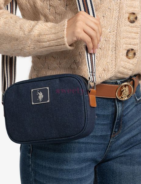 Сумка крос-боді U.S. POLO ASSN. DENIM синя 0242 фото