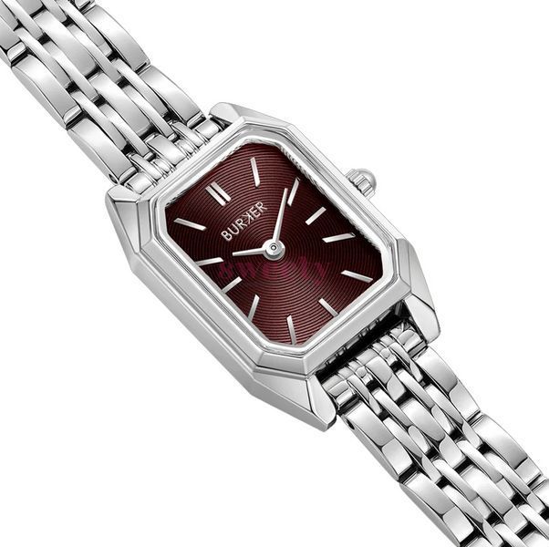 Годинник BURKER Isabell Petite Silver Burgundy 0679 фото