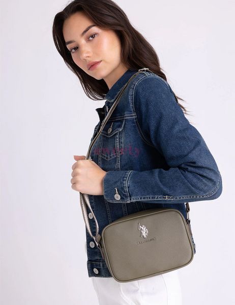 Сумка крос-боді U.S. POLO ASSN. FERN зелена 0420 фото