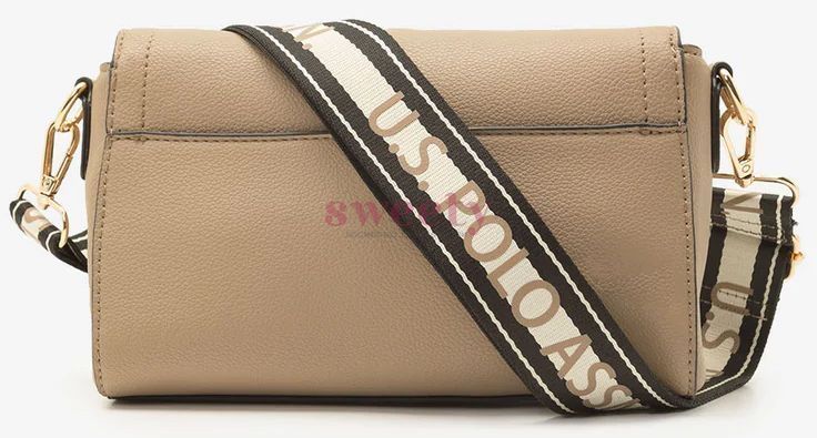 Сумка крос-боді U.S. POLO ASSN. ENAMEL бежева 0235 фото