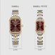 Годинник BURKER Isabell Petite Gold Silver Burgundy 0681 фото 2