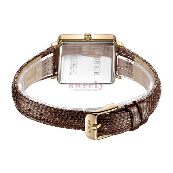 Годинник BURKER Daisy Gold Brown Brown Leather 0427 фото